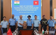 Indian air force delegation visits Air Force Officer Candidate School